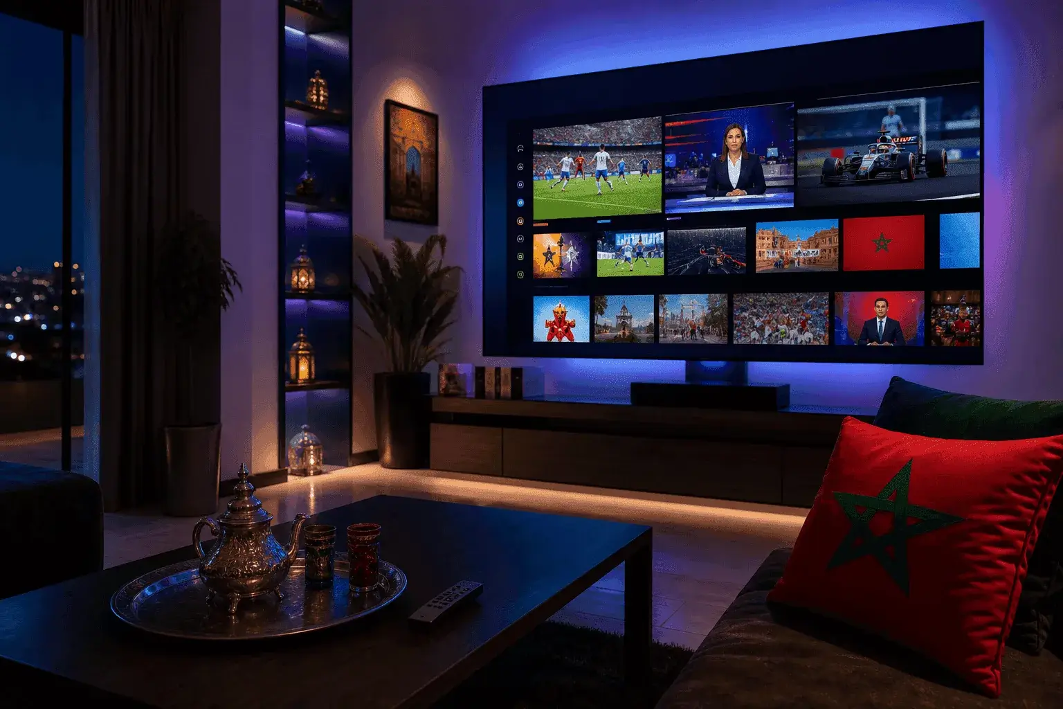 IPTV 4K au Maroc — qualité HD et UHD sur Smart TV